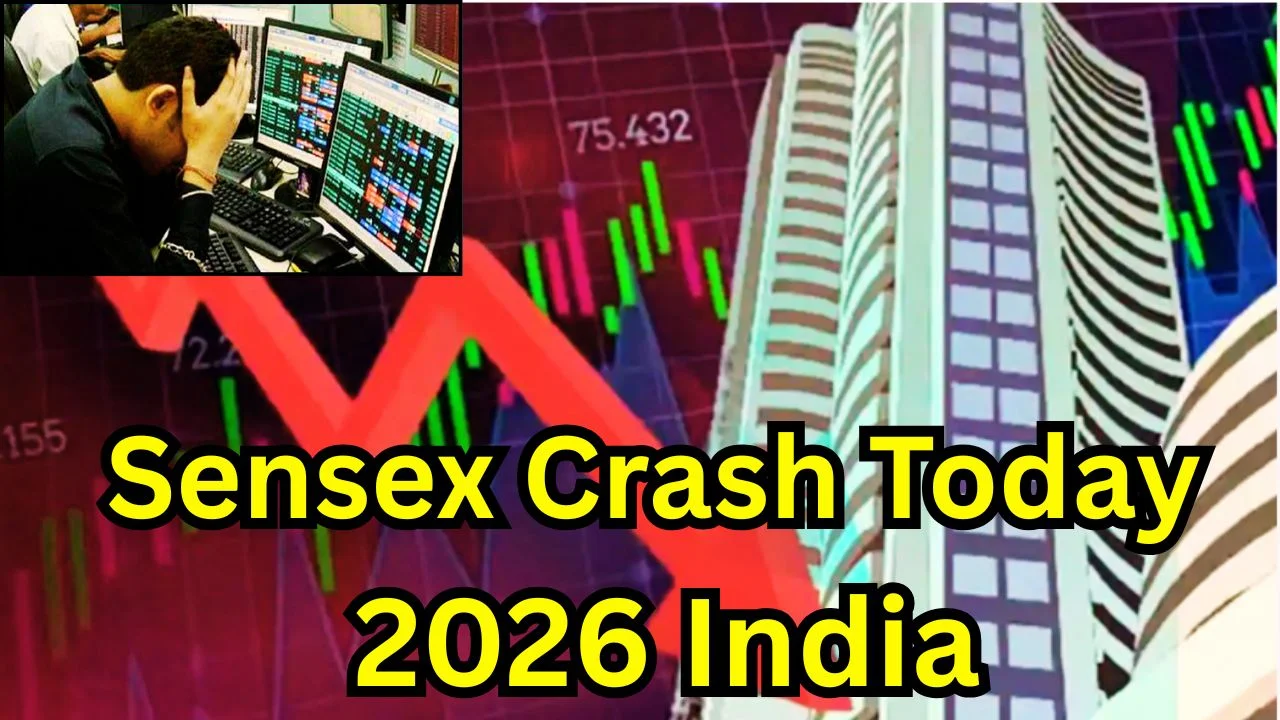 सेंसेक्स 1200 अंक टूटा, निवेशकों के ₹6.7 लाख करोड़ डूबे