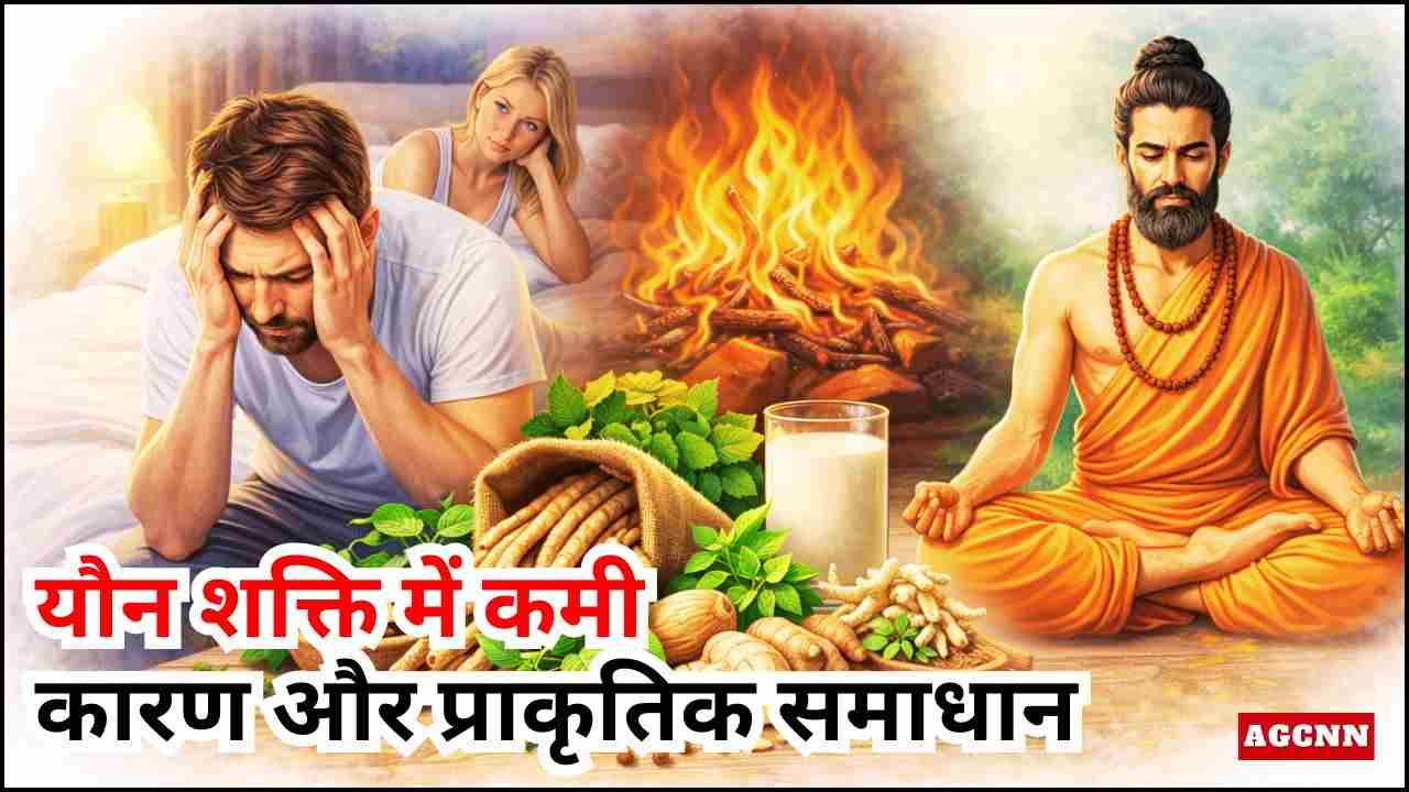 यौन शक्ति में कमी: कारण, आयुर्वेदिक दृष्टिकोण और प्राकृतिक समाधान