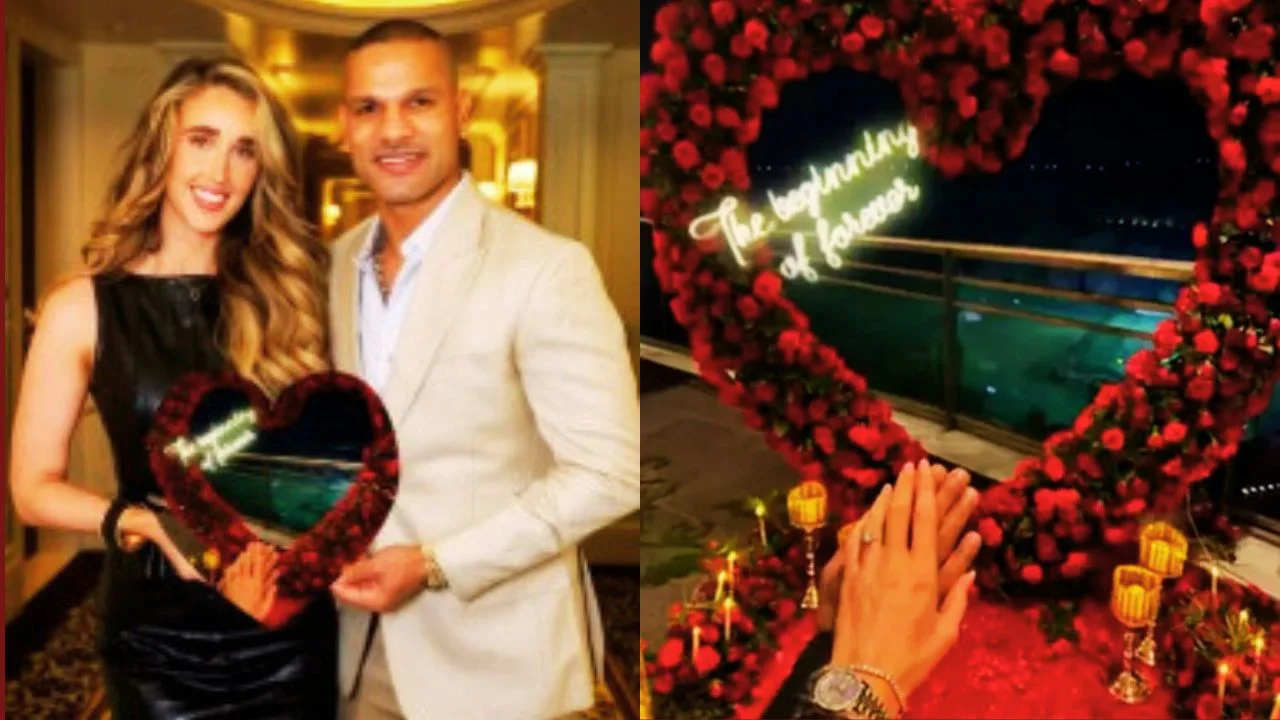 Shikhar Dhawan ने इंस्टाग्राम पर गर्लफ्रेंड सोफी शाइन से सगाई की घोषणा की