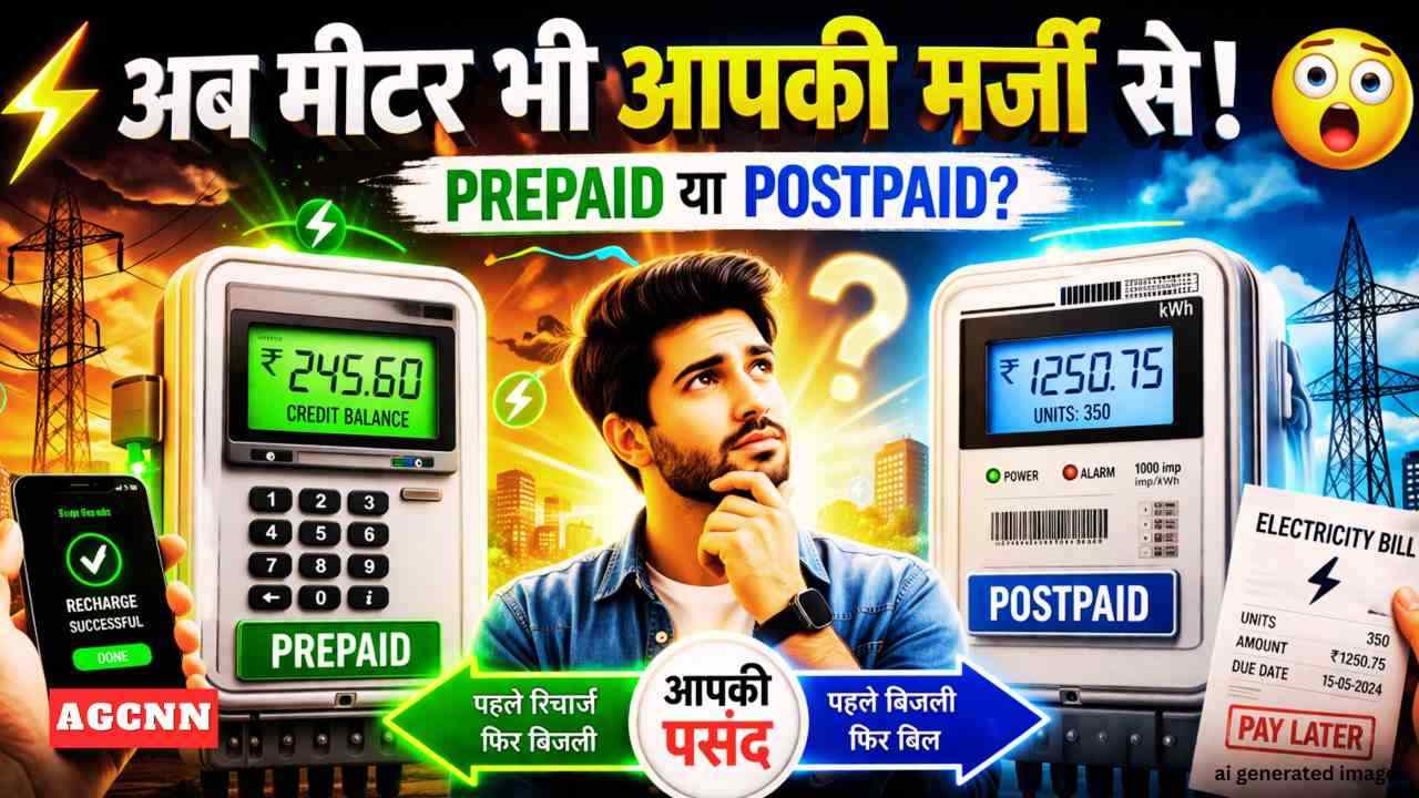 बिजली उपभोक्ताओं को प्रीपेड या पोस्टपेड मीटर चुनने का अधिकार, विद्युत अधिनियम की धारा 47 का भी मिला संरक्षण