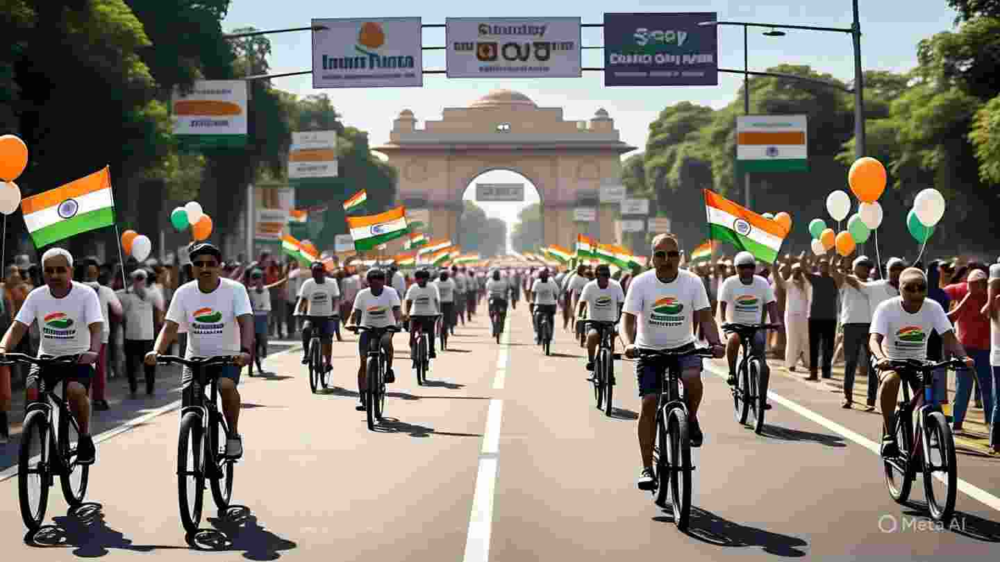 फिट इंडिया संडे ऑन साइकिल के 25वें संस्करण को विशेष तिरंगा रैली के रूप में मनाया जाएगा