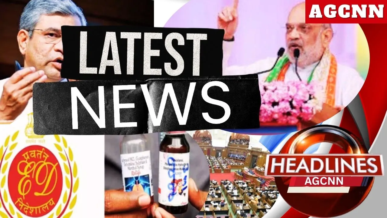 Evening Top 5 Breaking News Today: UP Session Date, Beed Tanker Blast, Digital Census & ED Raids