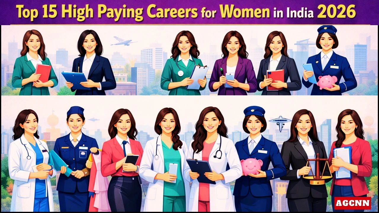 Top 15 High Paying Careers for Women in India 2026 | महिलाओं के लिए बेस्ट हाई-पेइंग करियर विकल्प
