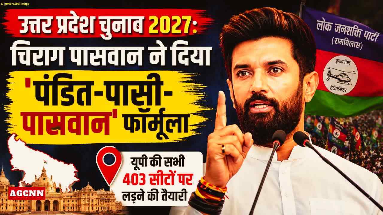 UP Politics: चिराग पासवान का मिशन 403, बिहार से बाहर बढ़ाएंगे LJP का विस्तार