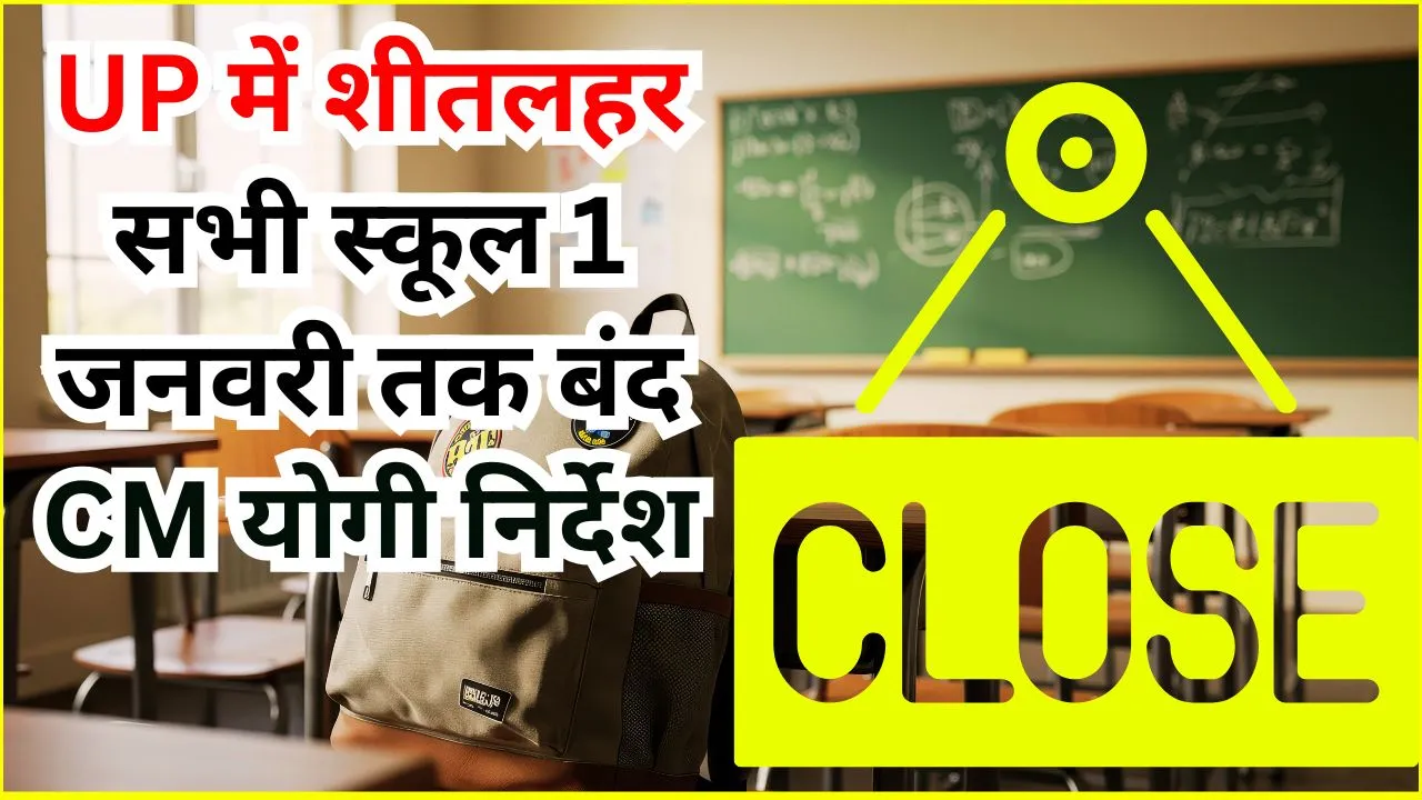 UP में शीतलहर: सभी स्कूल 1 जनवरी तक बंद, CM योगी निर्देश