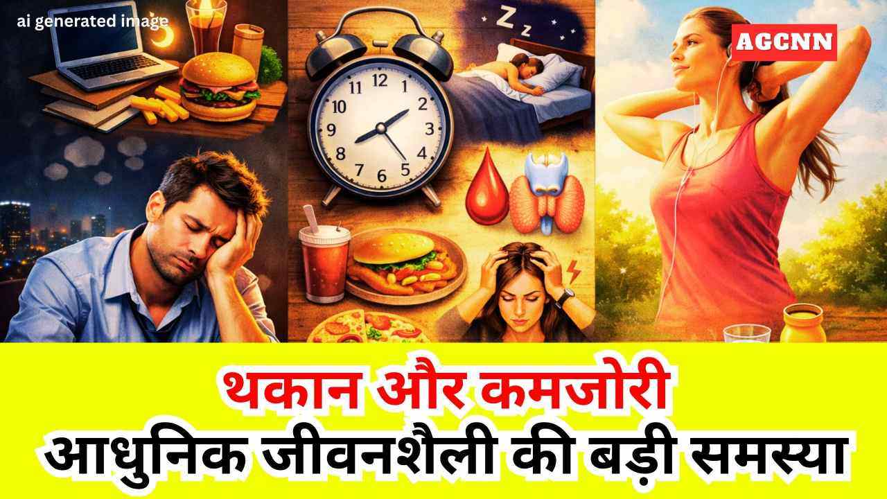 थकान और कमजोरी: आधुनिक जीवनशैली की बड़ी समस्या, जानिए कारण और समाधान