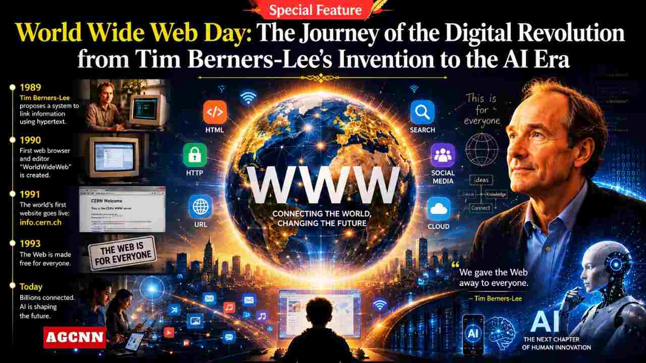 World Wide Web Day: The Journey of the Digital Revolution from Tim Berners-Lee's Invention to the AI Era- Dr. Katheriya
