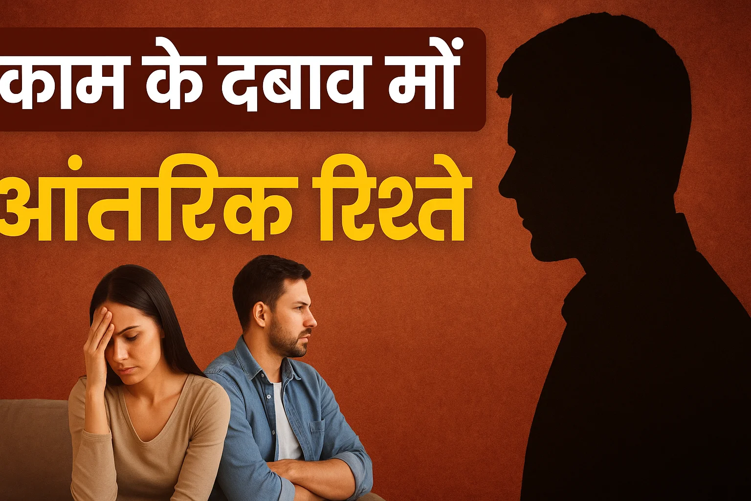 काम का दबाव बढ़ा रहा तनाव, कमजोर हो रहे परिवार और निजी रिश्ते