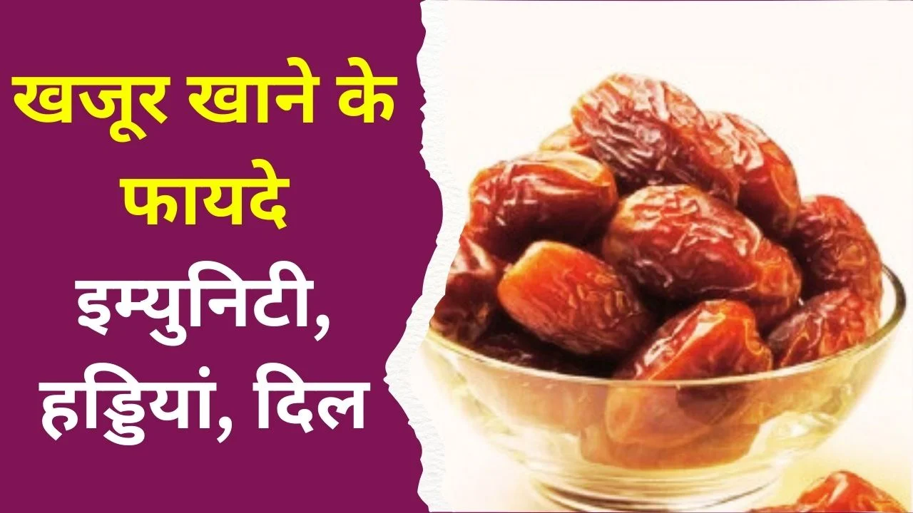 खजूर खाने के फायदे: इम्युनिटी, हड्डियां, दिल और एनर्जी के लिए सुपरफूड