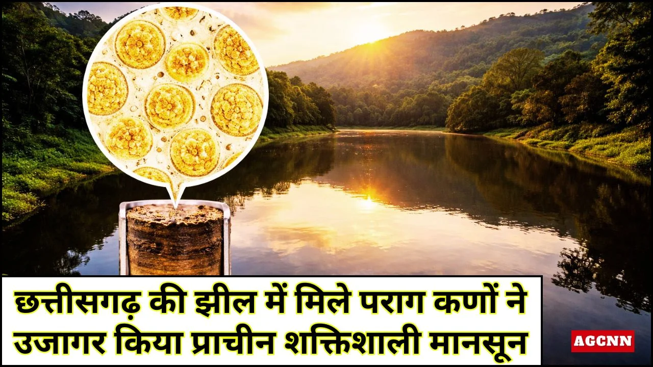 छत्तीसगढ़ की झील में मिले पराग कणों ने उजागर किया प्राचीन शक्तिशाली मानसून