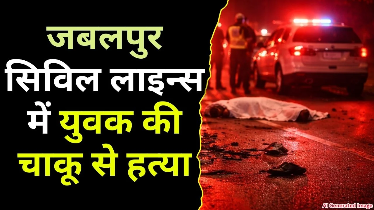 जबलपुर सिविल लाइन्स में युवक की चाकू से हत्या, पुलिस आरोपियों की तलाश में