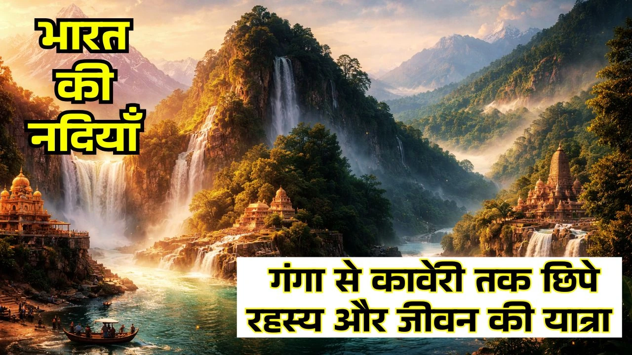 भारत की नदियाँ: गंगा से कावेरी तक छिपे रहस्य और जीवन की यात्रा