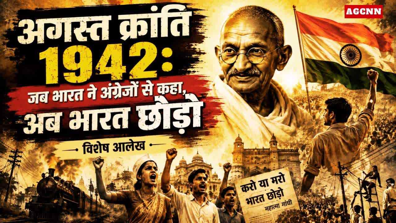 विशेष आलेख: अगस्त क्रांति 1942: जब भारत ने अंग्रेजों से कहा, अब भारत छोड़ो- डॉ. कठेरिया