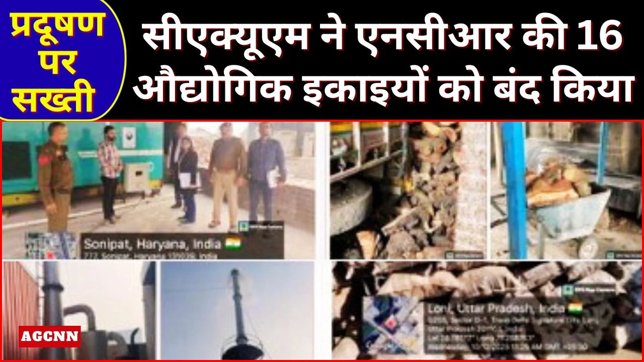 प्रदूषण पर सख्ती: सीएक्यूएम ने एनसीआर की 16 औद्योगिक इकाइयों को बंद किया